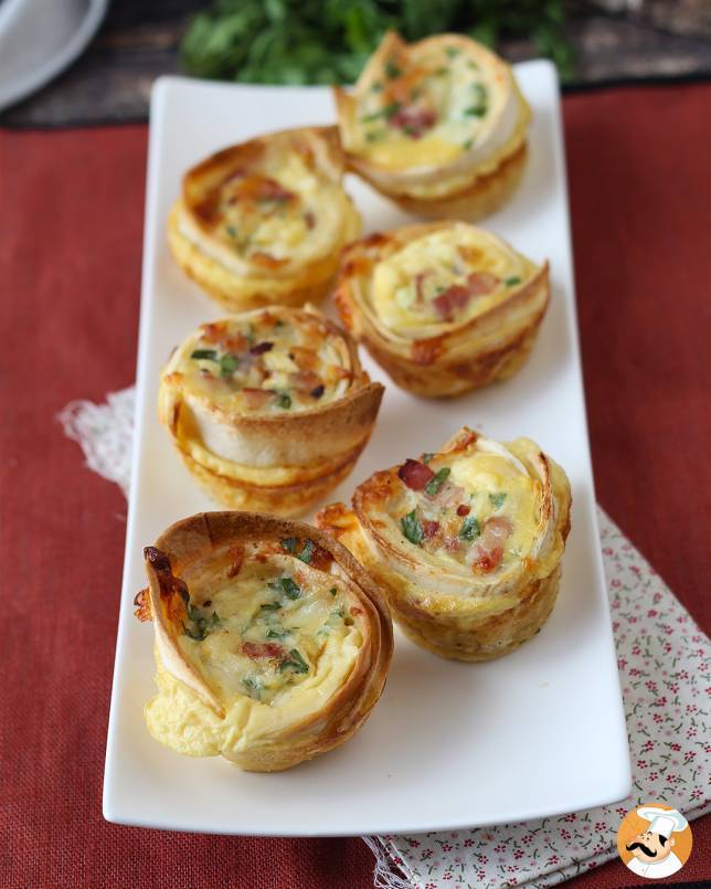 5. Mini quiche w skorupce piadina