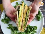 Przepis Grzanka w stylu brunchowym - tortilla wrap hack