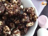 Przepis Czekoladowe popcorny z piankami marshmallow