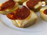 Przepis Crostini z polenty z serem scamorza i pepperoni