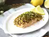 przepis Łosoś w pistacjowej skórce
