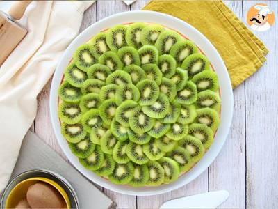 Przepis Tarta z kiwi (szybka i łatwa)