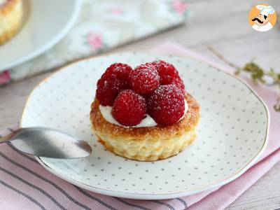 Przepis Vol au vents z malinami i mascarpone