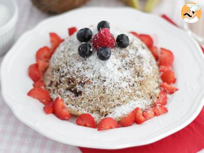 Przepis Bananowo-kokosowe ciasto w miseczce - bez laktozy i glutenu