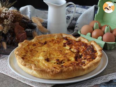 Przepis Łatwy domowy przepis na quiche lorraine