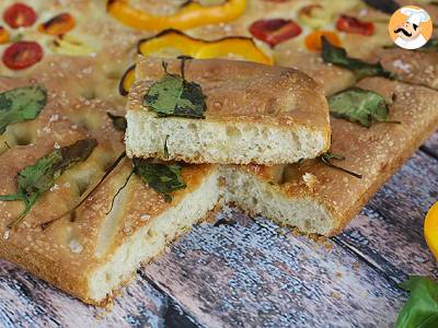 Przepis Kwiaty focaccia - sztuka focaccia