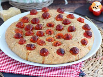 Przepis Focaccia z pomidorkami koktajlowymi