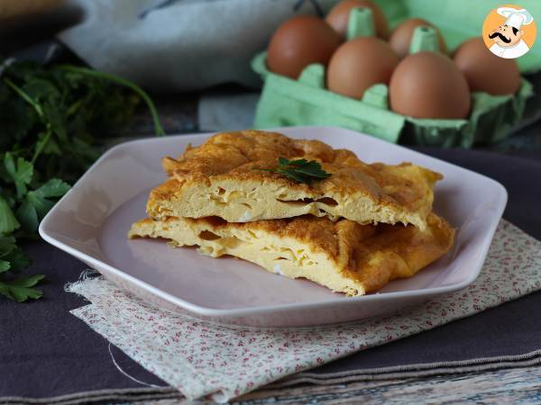 Przepis Omlet we frytkownicy powietrznej, lekki przepis bez brudzenia czegokolwiek w kuchni!