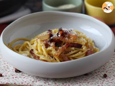 Przepis Spaghetti alla carbonara, prawdziwy włoski przepis na węglowodany!