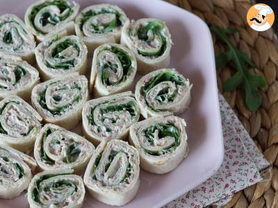 Przepis Okłady aperitif z tortillą, tuńczykiem i fromage frais