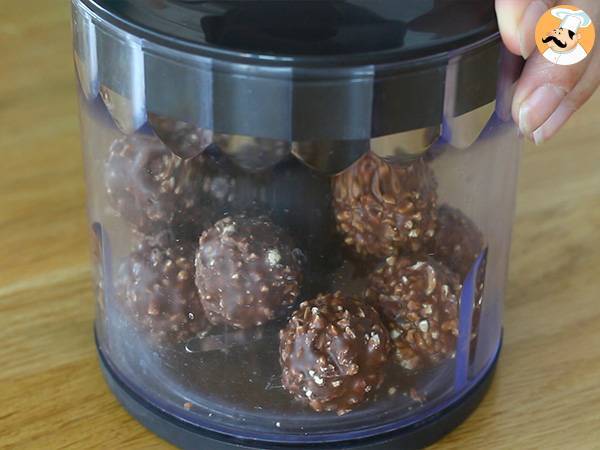 Świąteczna kłoda z Ferrero Rocher - Przygotowanie krok 6