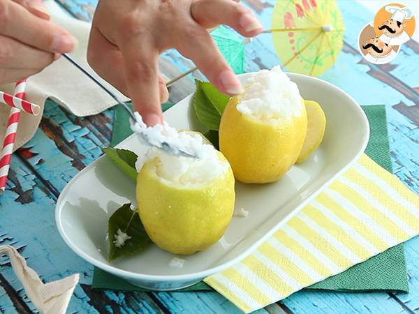 Mrożona cytryna, orzeźwiający sorbet - Przygotowanie krok 6