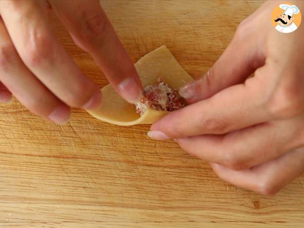 Tortellini z parmezanem, szynką i bazylią - Przygotowanie krok 6