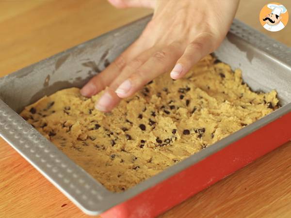 Ciasto z ciasteczkami i brownie idealne na przekąskę! - Przygotowanie krok 3