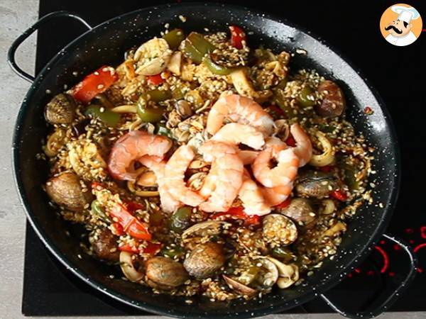 Paella z owocami morza - Przygotowanie krok 9