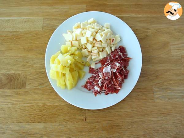 Ciasto z resztkami sera raclette - Przygotowanie krok 1