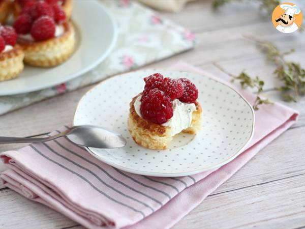 Vol-au-vent z malinami i mascarpone - Przygotowanie krok 6