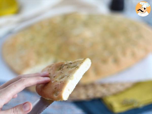 Focaccia, włoski chleb z rozmarynem - Przygotowanie krok 8