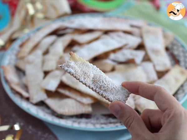 Chiacchiere di carnevale - włoskie pieczone bugnes - Przygotowanie krok 6