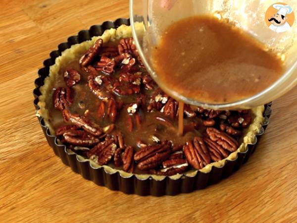 Tartaletka z orzechami pekan. Pecan pie - Przygotowanie krok 6