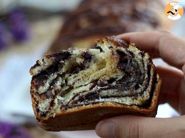 Babka brioche z czekoladą i orzechami laskowymi - Przygotowanie krok 10