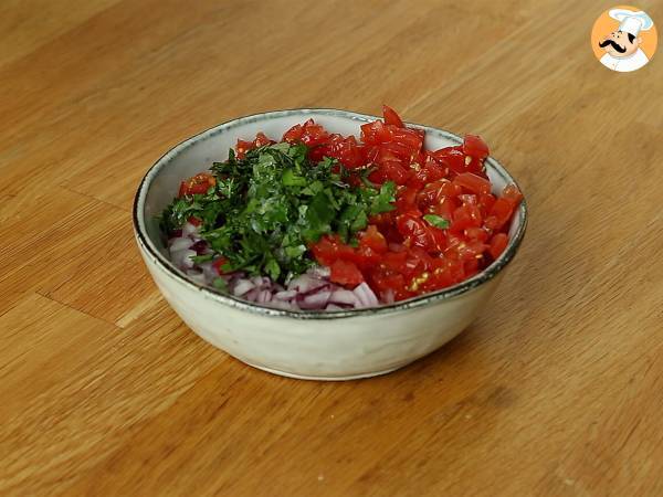 Pico de gallo i domowe chipsy tortilla - Przygotowanie krok 1