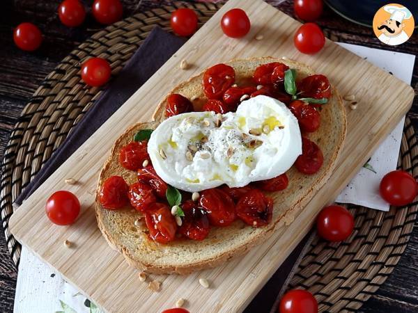 Bruschetta z pieczonymi pomidorami i burratą - Przygotowanie krok 5