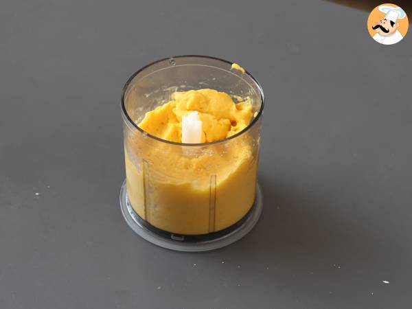 Sorbet z mango i limonki z zaledwie 3 składników, gotowy do spożycia w 5 minut! - Przygotowanie krok 3