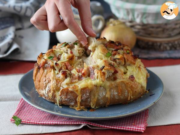 Nadziewany chleb jeżowy w stylu tartiflette - Przygotowanie krok 10