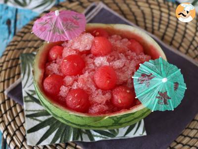 Arbuzowe frosé: super orzeźwiający koktajl granita z rosé!