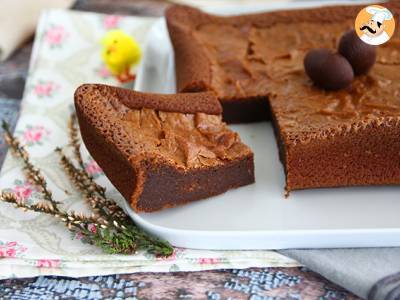 Brownie z resztkami wielkanocnych czekoladek - zdjęcie 4