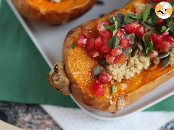 Butternut faszerowany komosą ryżową i granatem - zdjęcie 5