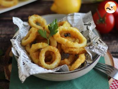 Calamares a la romana - panierowane kalmary w cieście