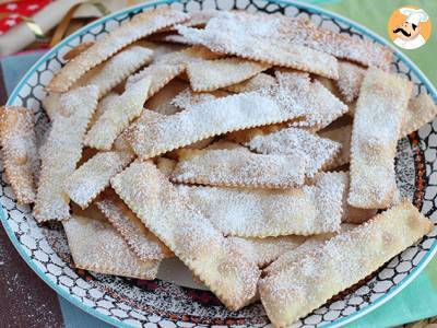 Chiacchiere di carnevale - włoskie pieczone bugnes - zdjęcie 4