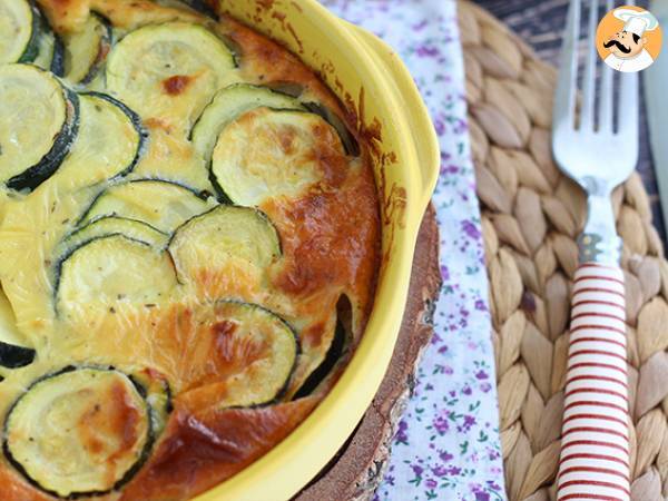 Clafoutis z cukinii i kozim serem - zdjęcie 3