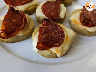 Crostini z polenty z serem scamorza i pepperoni - zdjęcie 2