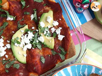 Enchiladas z kurczaka z sosem chili