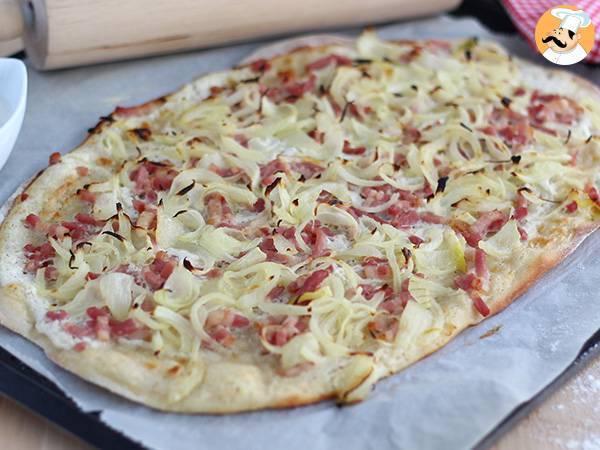 Flammekueche, alsacka tarta flambée