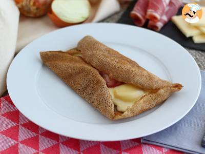 Galette gryczane z serem raclette