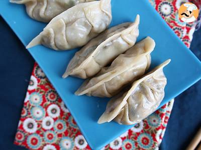 Gyozas z kurczakiem, marchewką i pieczarkami - zdjęcie 4