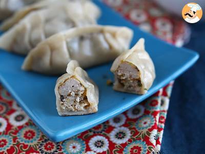 Gyozas z kurczakiem, marchewką i pieczarkami - zdjęcie 5