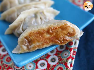 Gyozas z kurczakiem, marchewką i pieczarkami - zdjęcie 8