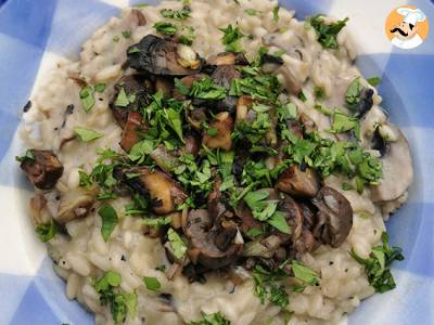 Kremowe risotto z grzybami