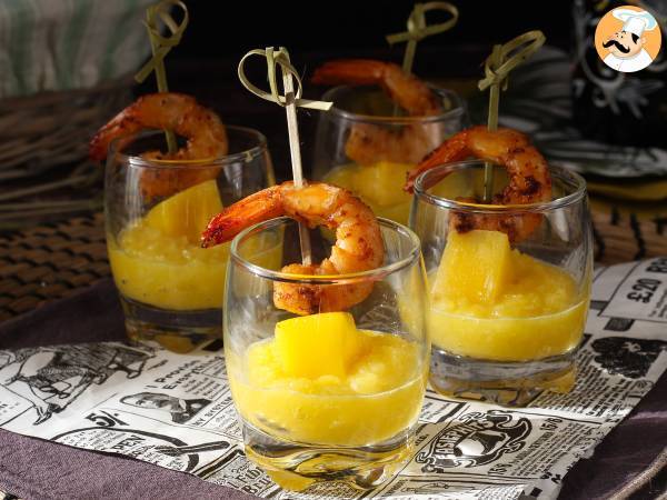 Krewetki i mango w verrines na słodko-pikantny aperitif - zdjęcie 3