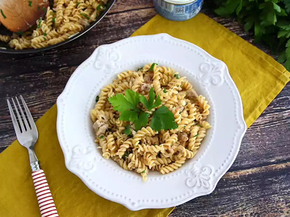 Łatwy makaron z tuńczykiem - zdjęcie 4