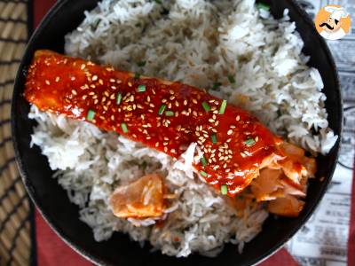 Łosoś po koreańsku z sosem gochujang gotowy w 8 minut - zdjęcie 4