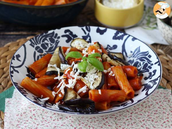 Makaron sycylijski z bakłażanem, łatwa i lekka wersja - Pasta alla Norma