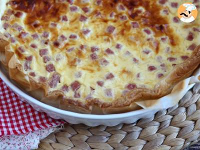 Niskotłuszczowy quiche z szynką, serem i jogurtem! - zdjęcie 4