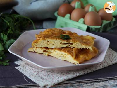 Omlet we frytkownicy powietrznej, lekki przepis bez brudzenia czegokolwiek w kuchni!