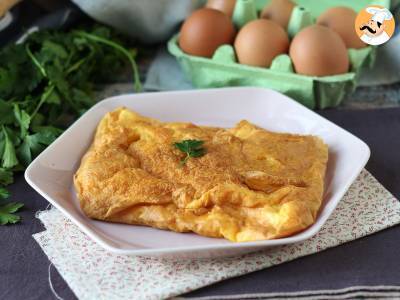 Omlet we frytkownicy powietrznej, lekki przepis bez brudzenia czegokolwiek w kuchni! - zdjęcie 4